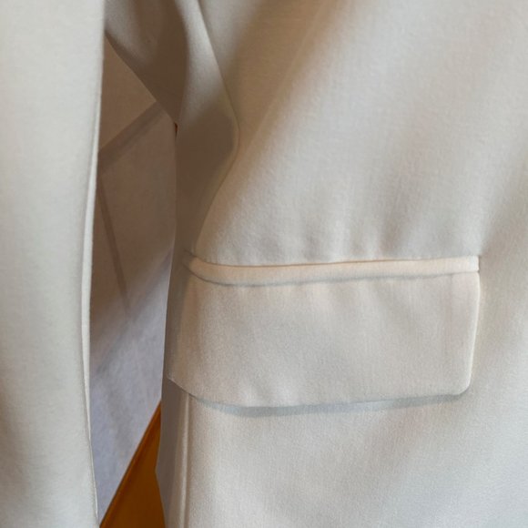 Bar III White/Cream Tuxedo Jacket - Excellent Condition - Size Small - Picture 7 of 12